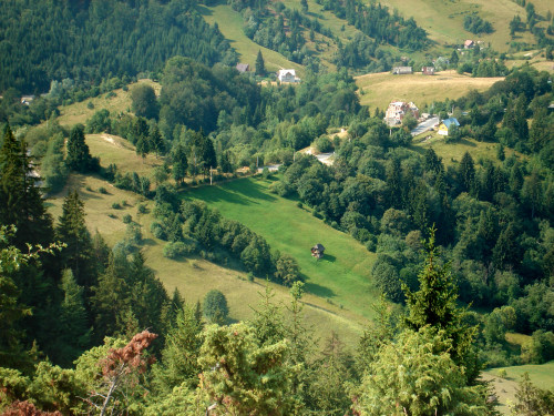 Village dans les Carpathes